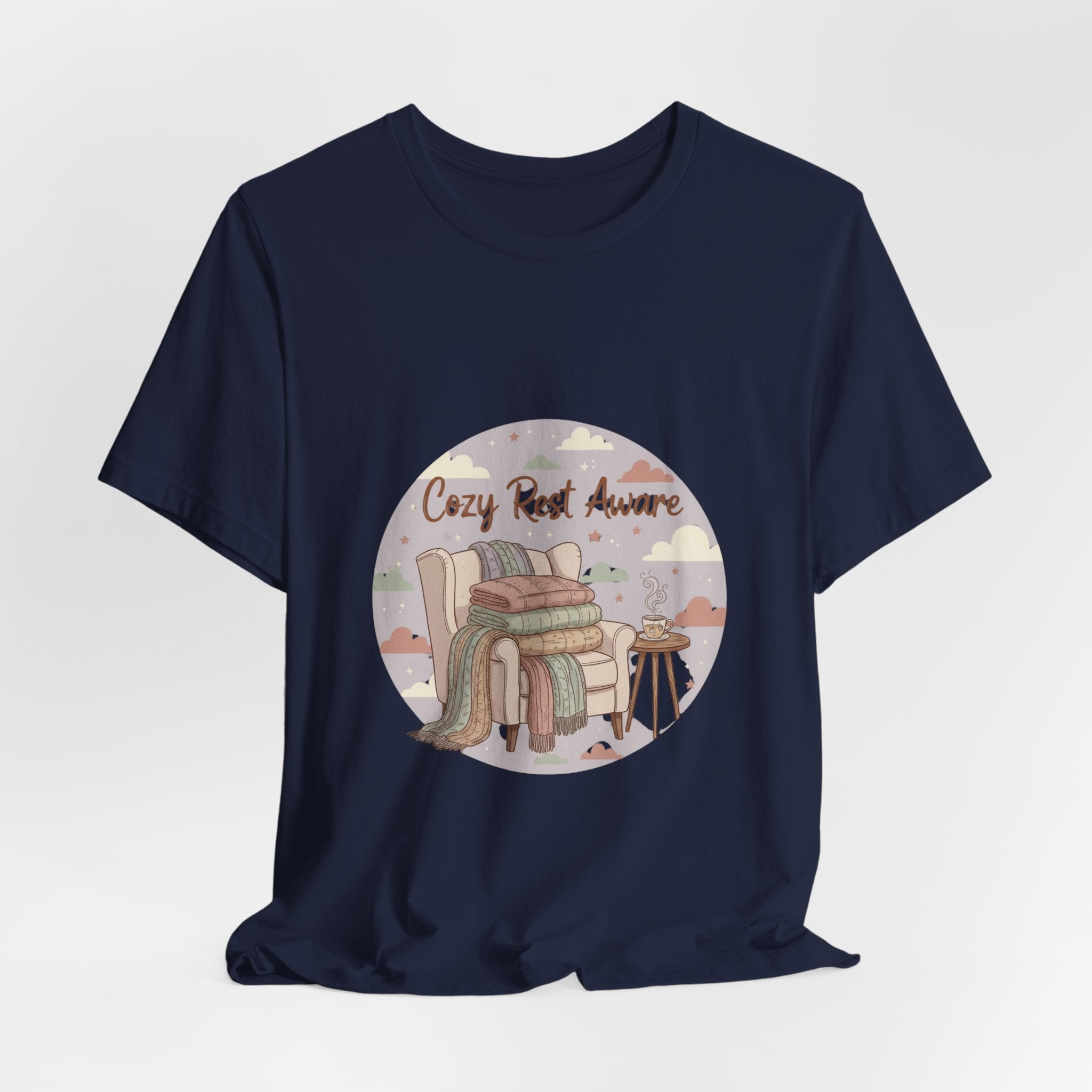 Cozy Rest Aware Tee | Sunday Reset, Rest Day Shirt