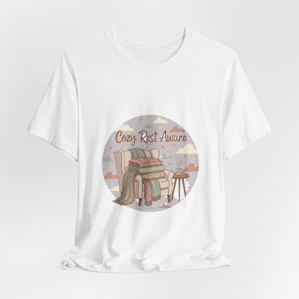 Cozy Rest Aware Tee | Sunday Reset, Rest Day Shirt