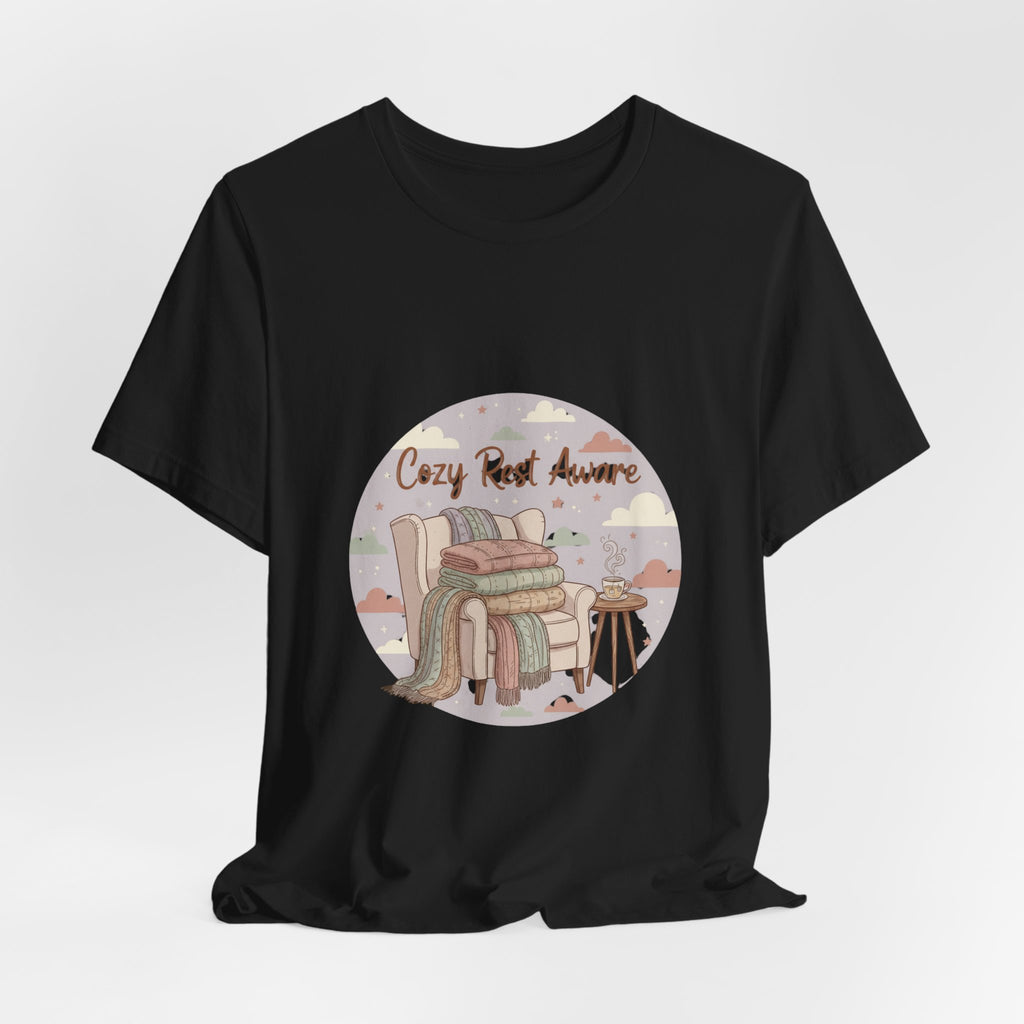 Cozy Rest Aware Tee | Sunday Reset, Rest Day Shirt