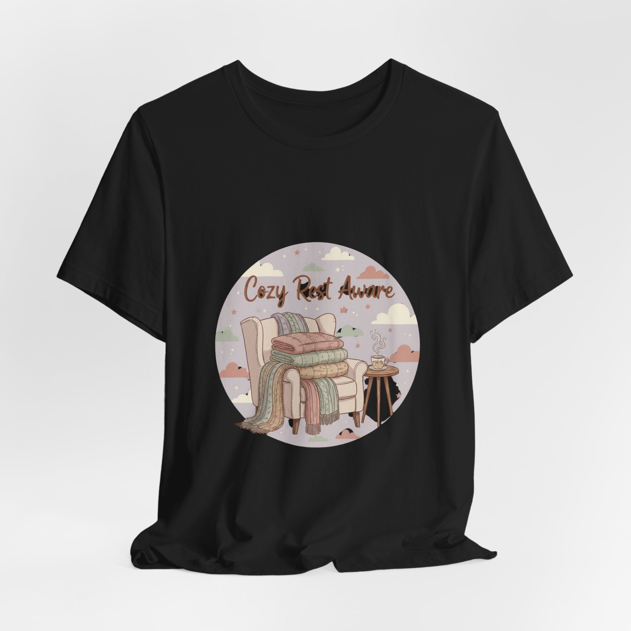 Cozy Rest Aware Tee | Sunday Reset, Rest Day Shirt