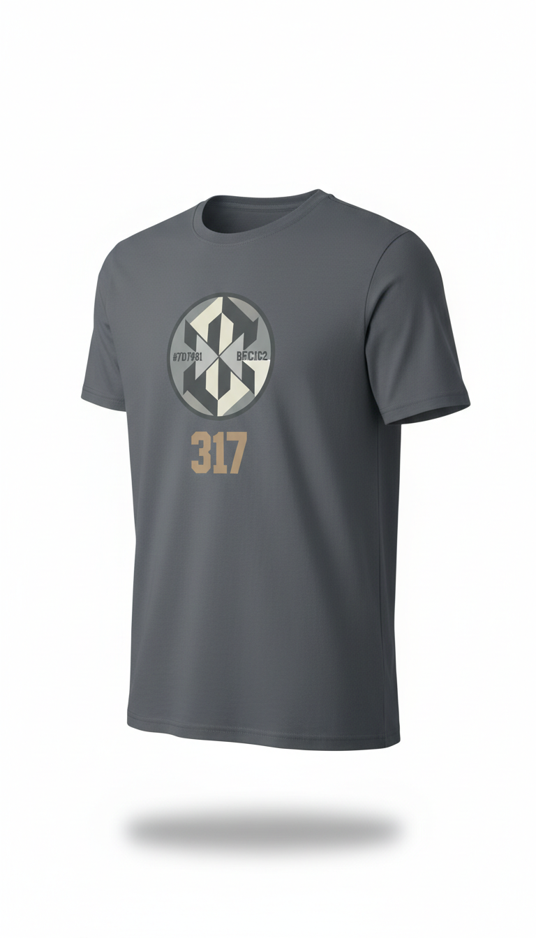 Slate Grey Signature Graphic Tee