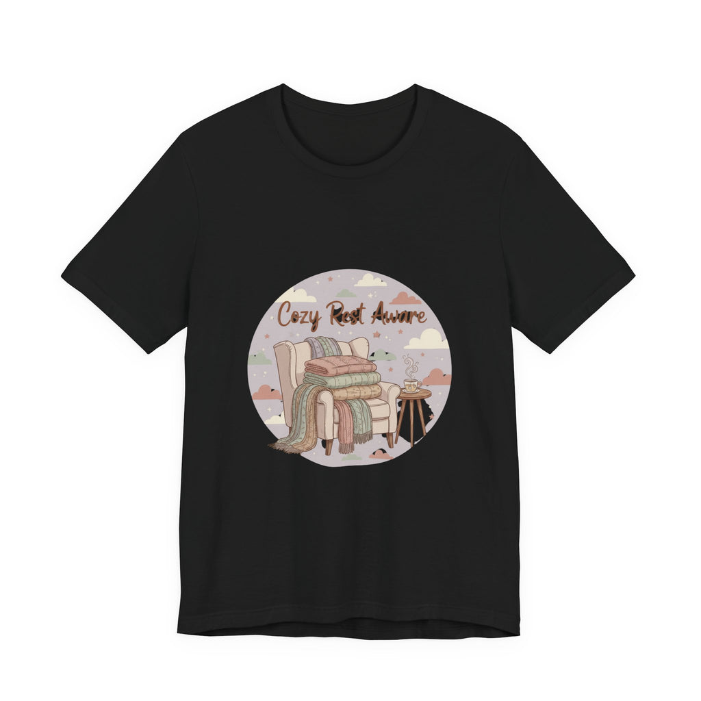 Cozy Rest Aware Tee | Sunday Reset, Rest Day Shirt